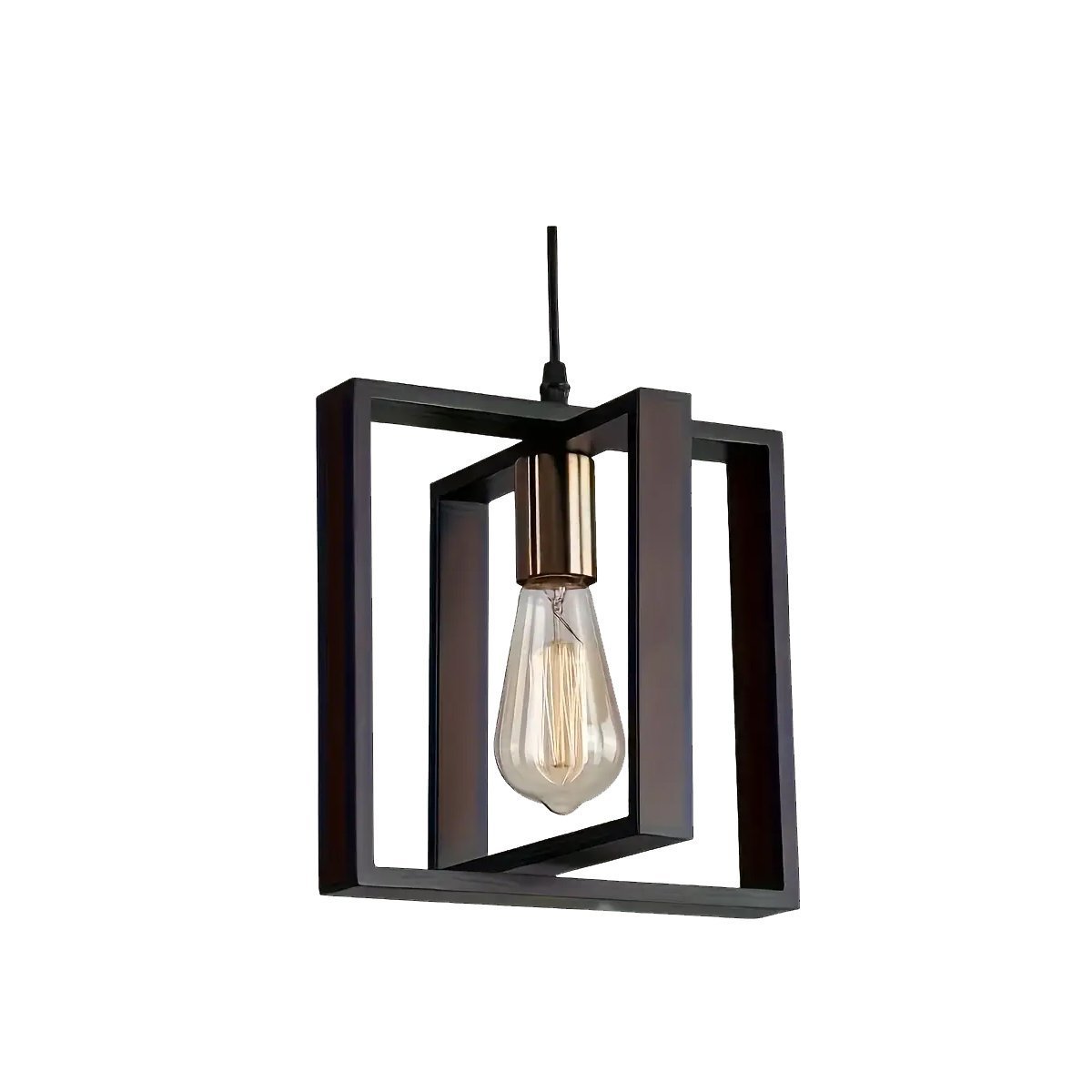 Industrial Vintage Metal Ceiling Light, No Light Source Included, Hardwired