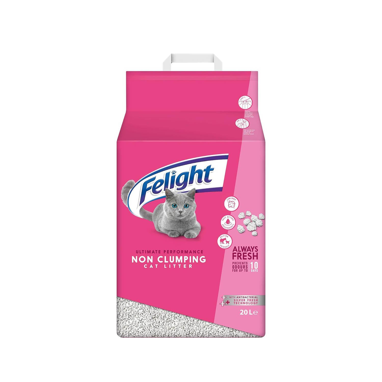 Felight Non-Clumping Cat Litter (20L Bag)