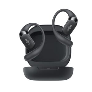 SHOKZ OpenFit 2 Open-Ear Headphones, True Wireless Bluetooth Earphones with Microphone, Earhook Earbuds with 48 Hours of Playtime