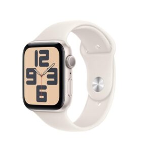 Apple Watch SE (2nd Gen) GPS 40mm Smartwatch with Starlight Aluminium Case with Starlight Sport Band