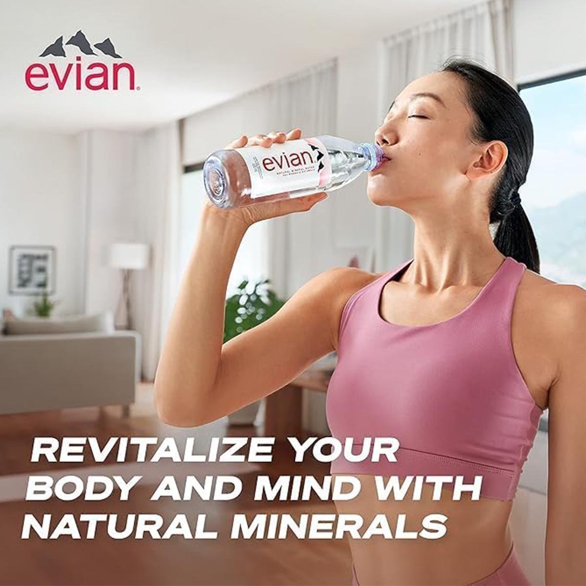 Evian Water 330ml x 24 Bottles | Mineral Water | Still Water | Crisp Taste | Carbon Neutral | Recycled plastic - Image 4