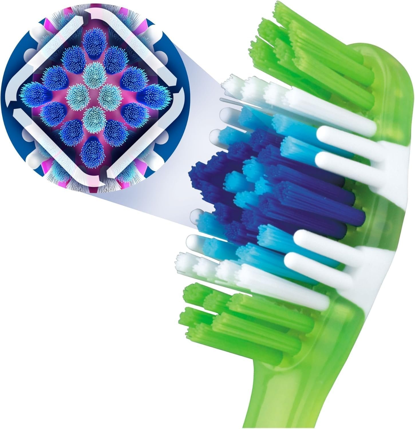 Oral-B Complete 5 Way Clean Manual Toothbrush Medium, 2 Pieces - Image 2