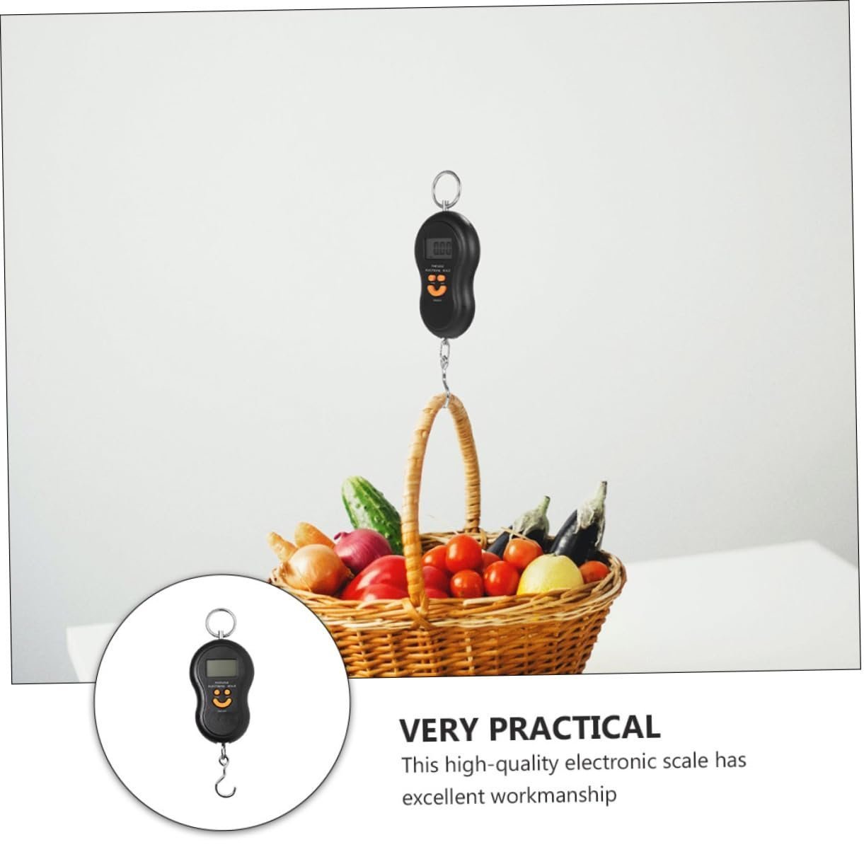 VOSAREA Portable Scale Digital Hanging Scale Portable Dial Scale Fish Scales Heavy Duty Hanging Scale - Image 3