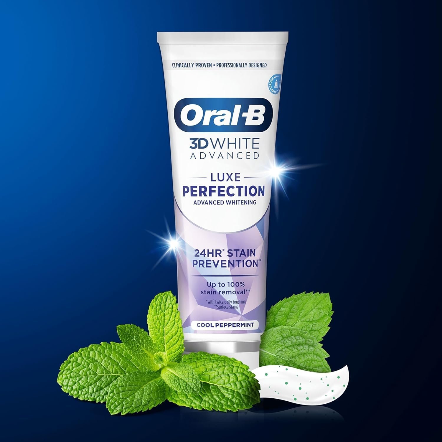 Oral-B 3DWhite Advanced Luxe Perfection Toothpaste 400 ml (100 ml x 4) - Image 4