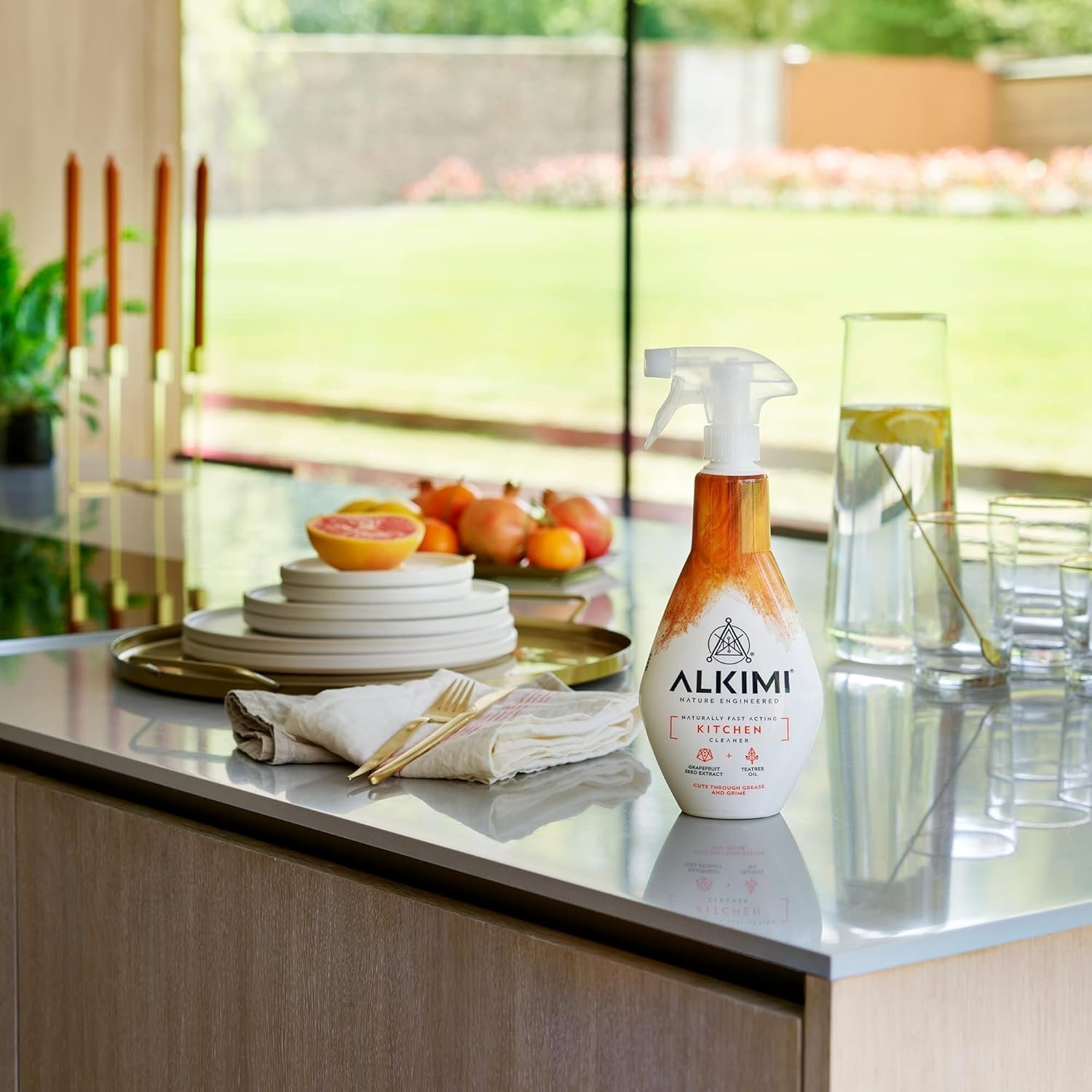 ALKIMI Kitchen Cleaner Spray x3 – Nature-Engineered Degreaser Spray with Anti-Microbial, Anti-Septic and Anti-Fungal Properties - Image 4