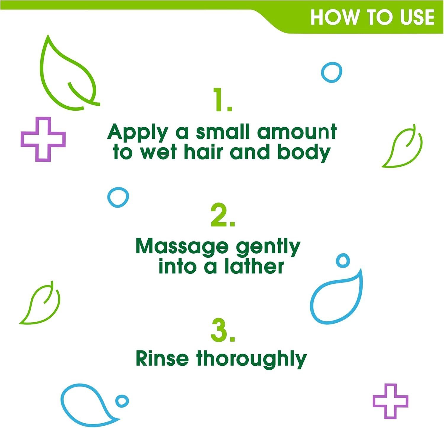 Simple Kind to Skin Kids Hair Shampoo & Body Wash Hypoallergenic Shower Gel 6x 225 ml - Image 2