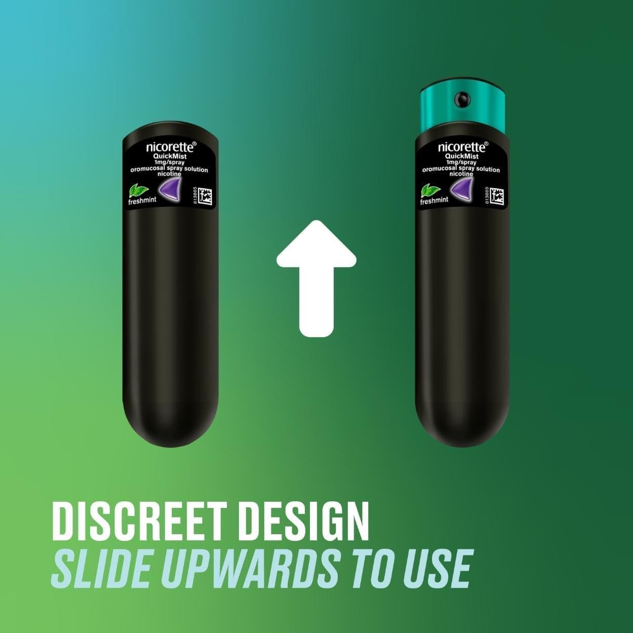 Nicorette QuickMist Mouthspray, Freshmint (1 x 150 Sprays) Smoking or Vaping Cessation Aid - Image 5