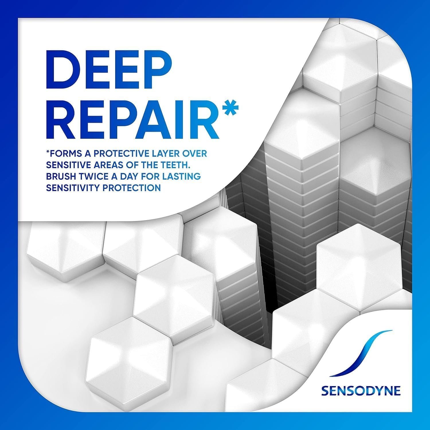 Sensodyne Toothpaste Repair and Protect, with Sensodyne Toothbrush, 3 x75ml - Image 4