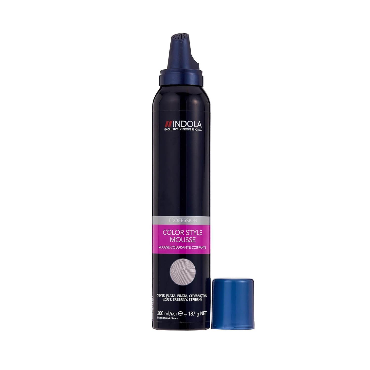 Indola Innova Color Style Mousse Silver 200ml - Image 2