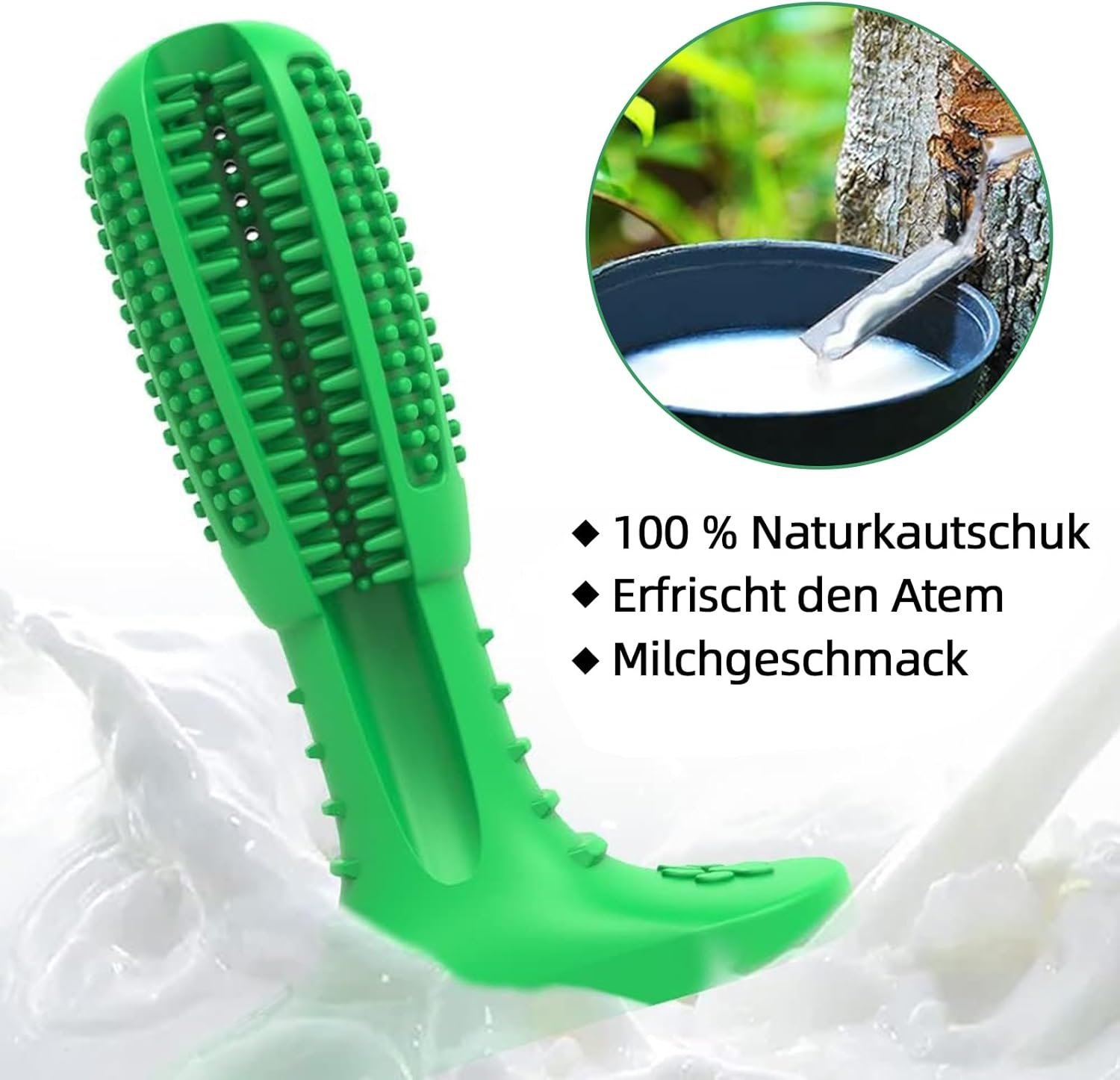 Dog Chew Toys, Tough Durable Dog Toothbrush Toys, Outdoor Interactive Dog Toys Dogs Dental Care Teeth Cleaning Toy - Image 3