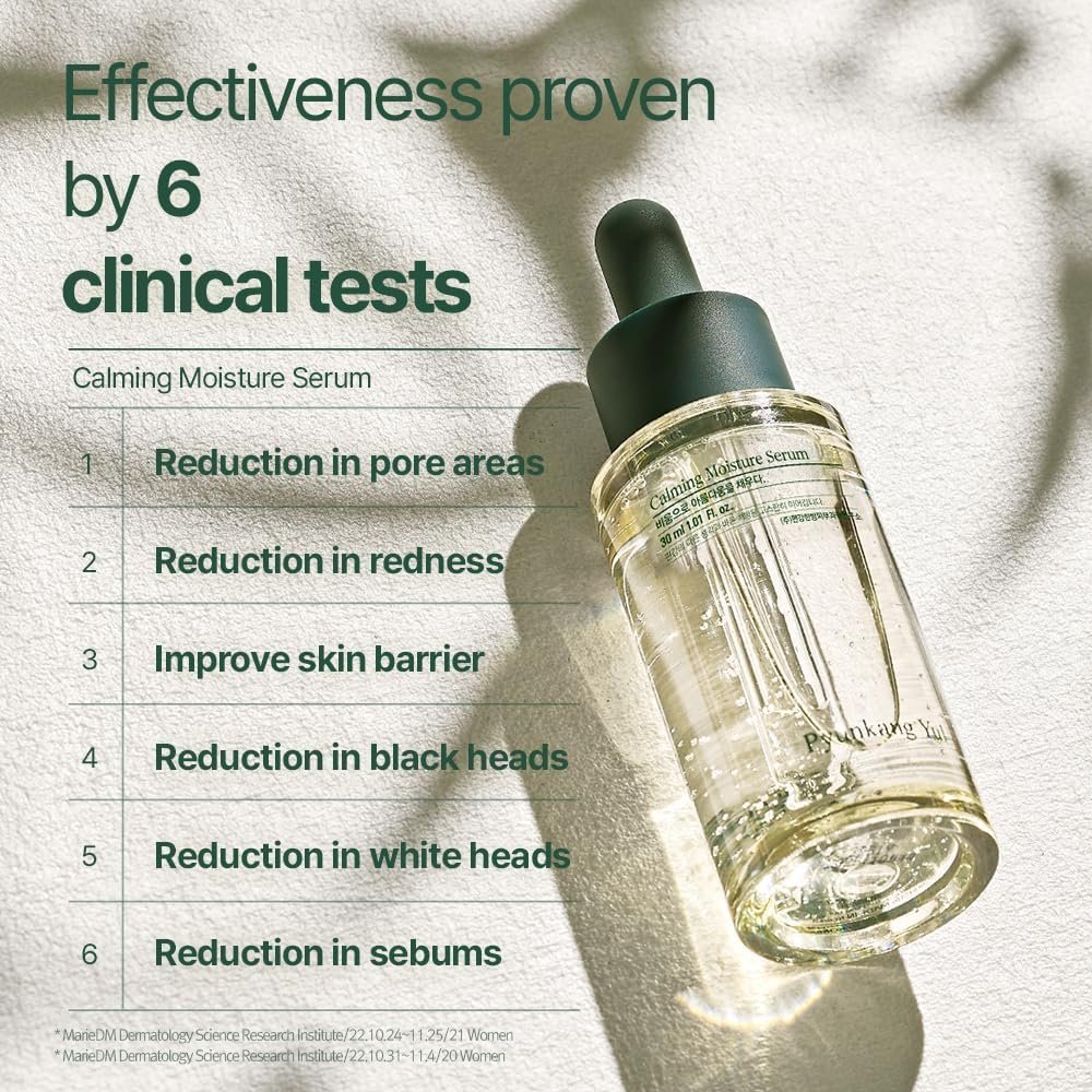 Pyunkang Yul Calming Moisture Serum Instantly Soothes Sensitive Skin, Korean skincare. (1.01 Fl.Oz, 30ml) - Image 3