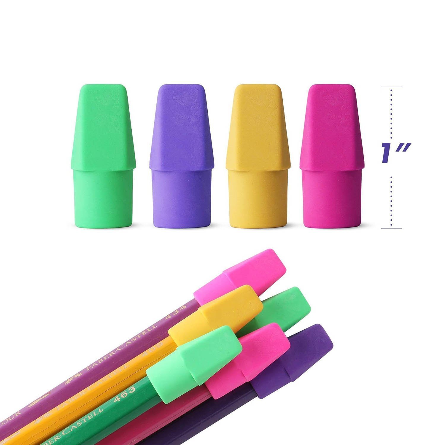 Mr. Pen Erasers for Pencils, 120 Pack, Pencil Top Erasers, Eraser Caps, Kids, Cap Tops, Topper Erasers. Ereaser - Image 2