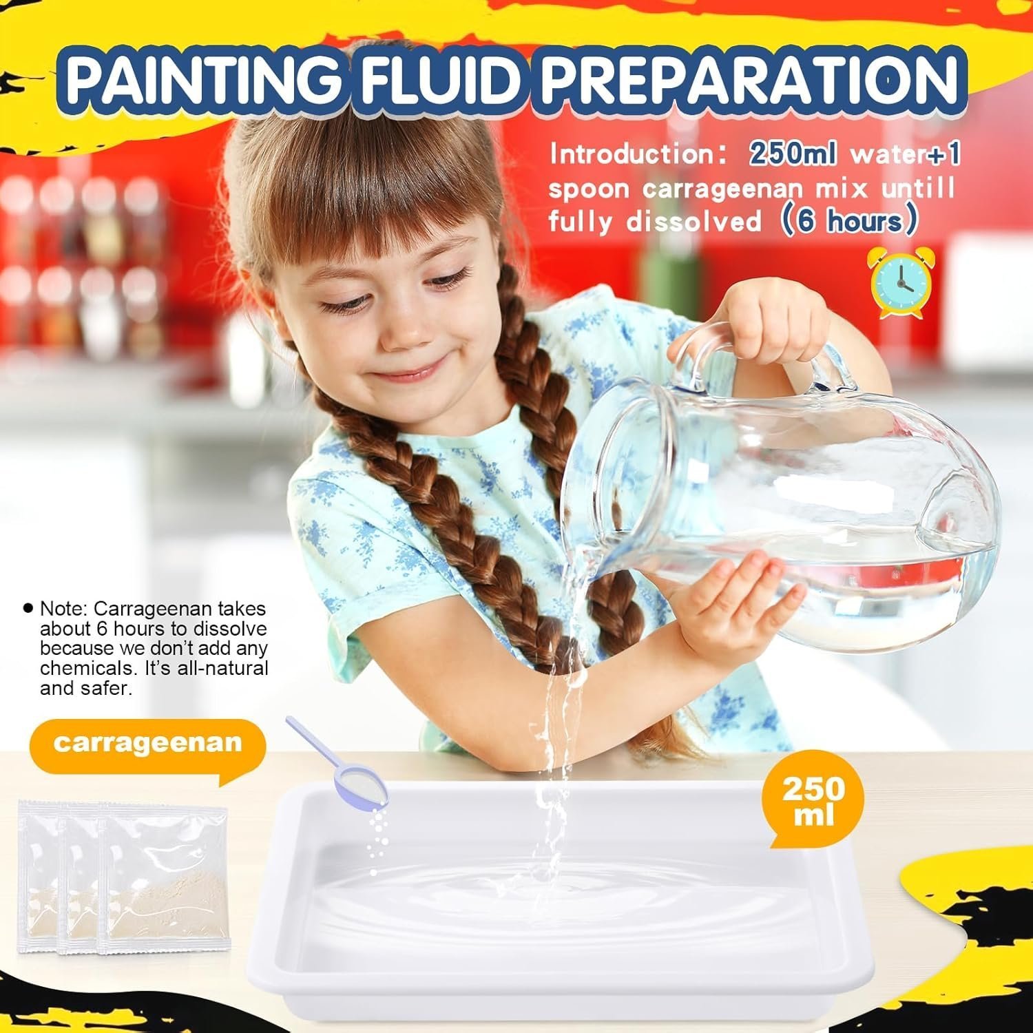 Water Marbling Paint for Kids - Arts and Crafts for Girls & Boys Crafts Kits Ideal Gifts for Kids Age 6+ 8-12 - Image 3