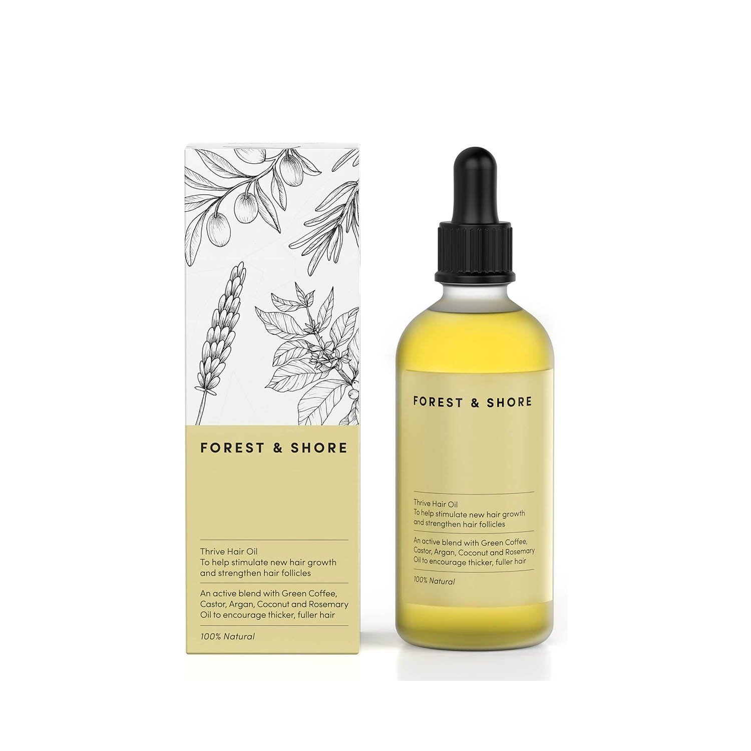 Hair Growth Oil – 100% Natural Oil, Effective Thickening & Hair Loss Treatment