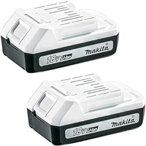 2 x Makita BL1815G 18v G-Series 1.5ah Lithium Ion Battery HP457D DF457D