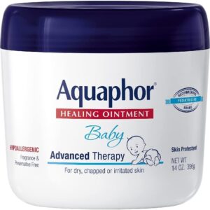 Aquaphor Baby Healing Ointment for Dry or Cracked Skin, Jar - 14 Oz