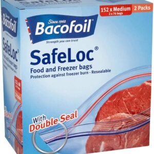 BacoFoil M264219C Safeloc Medium, 152 Count