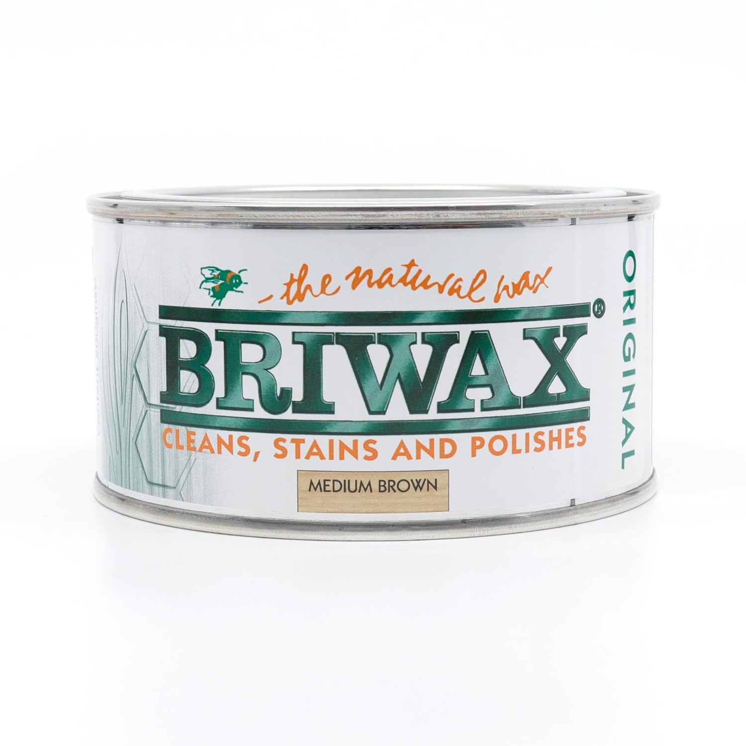 Briwax Original Antique Pine 200g - New Size for Smaller Jobs - The Natural Wax - Cleans, Stains and Polishes