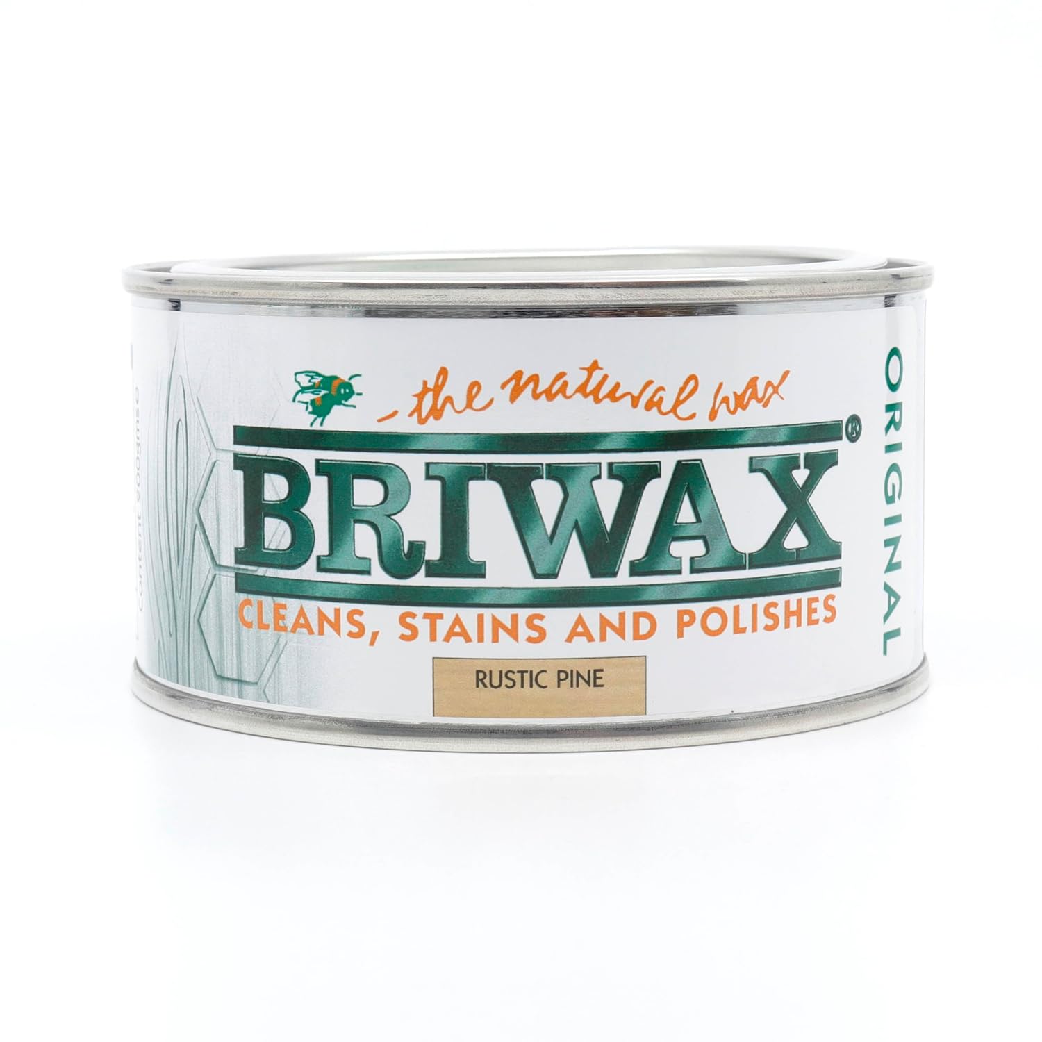 Briwax Original Antique Pine 200g - New Size for Smaller Jobs - The Natural Wax - Cleans, Stains and Polishes