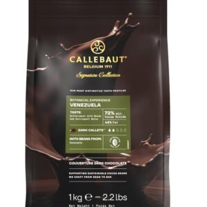 Callebaut Botanical Venezuela Signature Dark Chocolate Couverture Callets 72% Cocoa 1kg