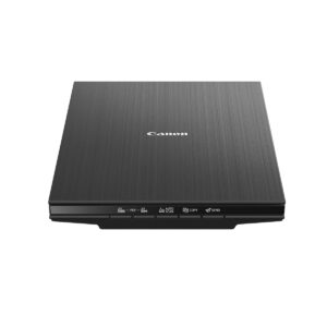 Canon LiDE 400 Colour Flatbed Scanner (Black) - Space Saving Design with USB Type-C Connectivity, Easy One-Touch Operation - Ideal for Home or Office