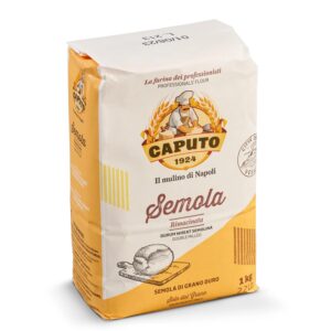 Caputo semola di Grano Duro rimacinata durum Wheat Semolina 1 KG