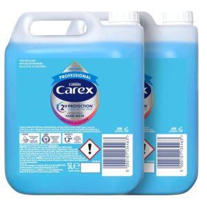 Carex Original Professional Antibacterial Hand Wash - Bulk Buy Eco Refill, Gentle & Effective Liquid Hand Soap (2 X 5L)