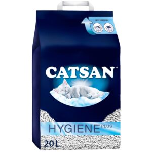 Catsan Hygiene Plus Cat Litter White, 20L