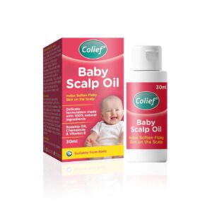 Colief Baby Scalp Oil 30ml Soothing Moisturising Oil for Baby Scalp and Skin Preventative of Itchy, Flaky, Dry, Damaged Skin