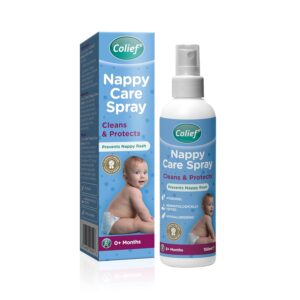 Colief Nappy Care Spray Hydrogel Spray Cleans, Protects And Prevents Nappy Rash Over 300 Nappy Changes Per Bottle 150ml