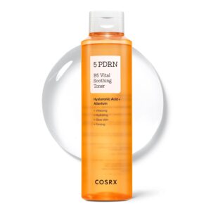 COSRX 5 PDRN B5 Vital Soothing Toner 280mL for Rejuvenating & Soothing Skin with Salmon DNA, Centella, Lactobacillus PDRN & Panthenol, Korean Skin Care