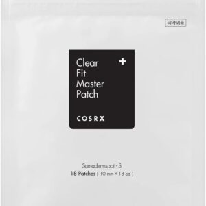COSRX Master Patch Clear Fit 18 Hydrocolloid Patches for Acne & Spot Care, Pimple Patches for Spots, Blemish, Zit, Fast Acne Healing, Korean Skincare