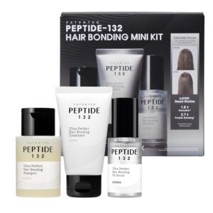 COSRX PEPTIDE 132 Hair Bonding Mini Kit (Shampoo 100 ml + Treatment 60 ml + Oil Serum 28 ml), Repair & Strengthen Damaged Hair