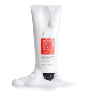 COSRX Salicylic Acid Daily Gentle Cleanser 150ml, Deep Pore Cleansing Face Wash with 0.5% BHA, Exfoliating Korean Skincare for Blackheads & Excess Sebum Control