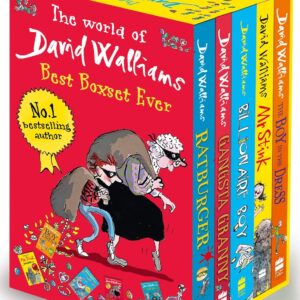David Walliams Series 1 - Best Box Set Ever 5 Books Collection Set (Billionaire Boy, Mr Stink, The Boy in the Dress, Gansta Granny, Rat burger)