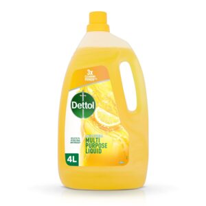 Dettol Antibacterial Multi Purpose Citrus Cleaner 4L - Floor, Kitchen, Bin, Sink Grease Remover - Kills 99.9% Germs - Disinfectant Household Solution