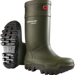 DUNLOP Purofort Thermo Work Boots + Full Safety Thermal White Without Steel Toe Cap - C662143, White, 8.5 UK