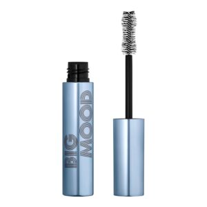 e.l.f. Big Mood Waterproof Mascara, Instantly Creates Long-Lasting, Bold & Lifted, Voluminous Lashes, Infused with Jojoba Wax, Black, 0.30 fl Oz