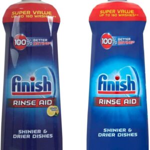 Finish Rinse Aid, 800 ml, Pack of 2 1.6 l