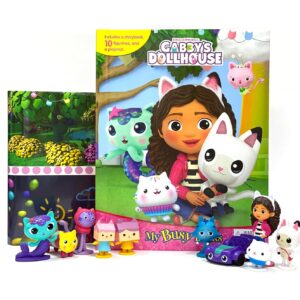 Gabby's Dollhouse My Busy Books - Storybook, 10 figurines, playmat