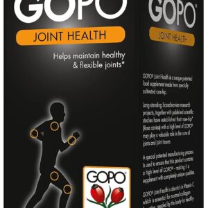 GOPO Joint Health 200 Capsules - Rose-Hip & Vitamin C - Helps maintain healthy & flexible joints