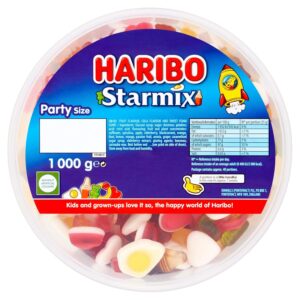 Haribo Starmix Sweets Party Tub, 1kg