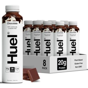 Huel Ready-to-drink Meal, Chocolate Protein Drink, 8 x 500ml Bottles, Protein Shakes, Pre-Portioned Meal, 20g of Protein per Bottle, Rich in Essential Vitamins, Minerals, Meal...
