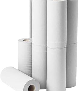 Janit-X 10" Hygiene Couch Rolls 2 Ply Paper 40m Length - 12 Pack (White)
