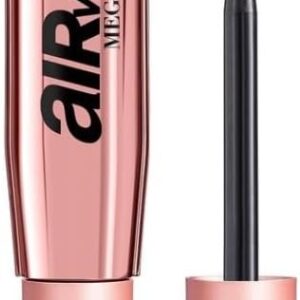L’Oréal Paris Black Mascara, Air Volume Mega Mascara, Up to 10x Mega Volume, 24H Smudge & Flake Resistant, Lightweight Whipped Formula for All Lash Types, Shade: Black