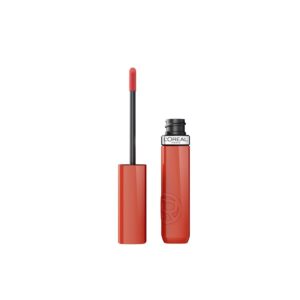 L’Oréal Paris Lipstick, Infallible Laque Resistance, 16Hour Intense Shine & Ultimate Comfort – Non-Cracking, Liquid Lip Ink – Transfer-Proof & Bold Glossy Finish, Shade: 601...
