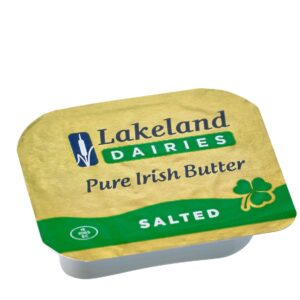Lakeland Dairies Salted Pure Irish Butter Portions, 96 x 8 Gram Individual Dishes