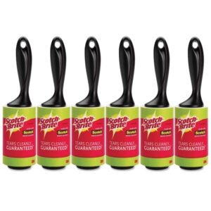 Lint Roller Removes lint, fur, fuzz and other debris from clothing and upholstery(Pack of 6, 56 sheets on each roll)