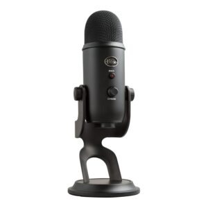 Logitech for Creators Blue Yeti USB Microphone for Recording, Streaming, Gaming, Podcasting on PC and Mac, Condenser Mic for Laptop or Computer with Blue VO!CE Effects,...