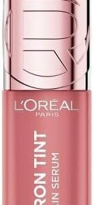 L'Oréal Paris Lip Stain Serum, Hyaluron Tint, Hydrating Lip Tint & Cheek Stain Infused with Hyaluronic Acid, 12H Longwear, Transfer-Proof & Waterproof, Natural Glass Skin...